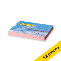 123inkt Offre : 12x 123encre notes autocollantes 76 x 102 mm - rose  300237