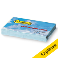 123inkt Offre : 12x 123encre notes autocollantes bleues 38 x 51 mm  300269