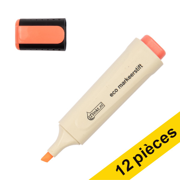 123inkt Offre : 12x 123encre surligneur écologique - orange  390580 - 1