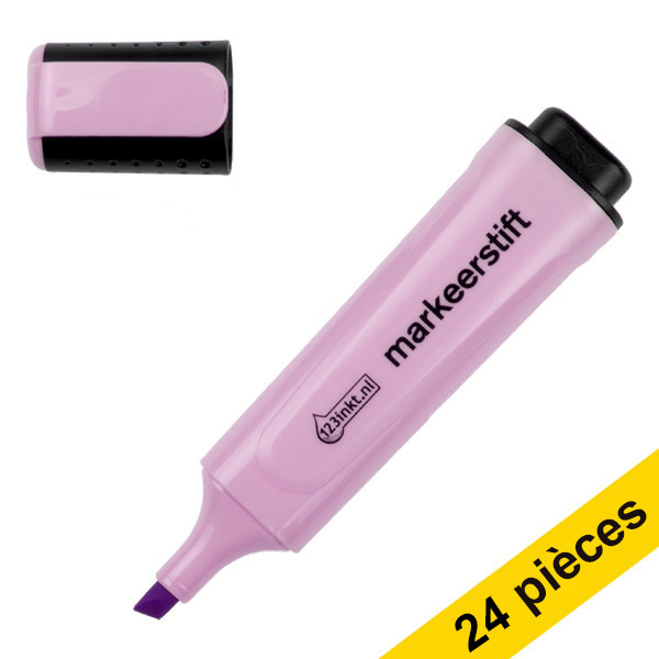 123inkt Offre : 24x 123encre surligneur - violet pastel  301359 - 1