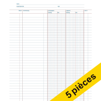 Offre : 25x 123encre livre de caisse avec TVA autocopiant avec arrêt de copie (50 feuilles)
