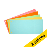 Offre : 2x 123encre bande de séparation 105 x 240 mm (500 pièces) - assortiment