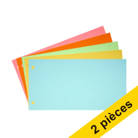 123inkt Offre : 2x 123encre bande de séparation 120 x 225 mm (500 pièces) - assortiment  302405