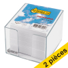 Offre : 2x 123encre cube-mémo + recharge (1000 feuilles) 302840 - 1
