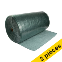 Offre : 2x 123encre papier bulle recyclé (100 cm x 100 m) - vert 302880