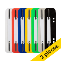 Offre : 2x 123encre relieurs à lamelles 6 et 8 cm avec perforation (250 pièces) - assortiment
