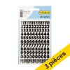 123inkt Offre : 3x 123encre étiquettes de chiffres 0-9 - noir  301533 - 1