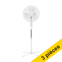 Offre : 3x 123encre F300 ventilateur sur pied - blanc 303405