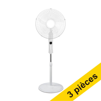 Offre : 3x 123encre F501 ventilateur sur pied - blanc 303406