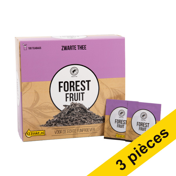 123inkt Offre : 3x 123encre Forest Fruit thé (100 pièces)  302056 - 1