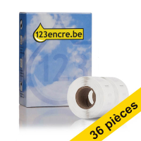 Offre : 3x 123encre LW650XL PRO étiquettes d'adresse 12 pièces (89 x 28 mm) 650803