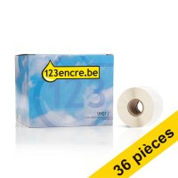 Offre : 3x 123encre LW650 étiquettes d'adresse larges pack avantageux 12 pièces (89 x 36 mm) 650760