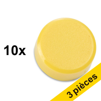 Offre : 3x 123encre aimants 15 mm (10 pièces) - jaune