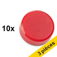 Offre : 3x 123encre aimants 15 mm (10 pièces) - rouge