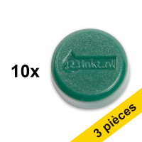 Offre : 3x 123encre aimants 15 mm (10 pièces) - vert