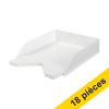 Offre : 3x 123encre bac à courrier - blanc (6 pièces) 302440 - 1