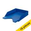 Offre : 3x 123encre bac à courrier - bleu (6 pièces) 302441 - 1