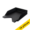 Offre : 3x 123encre bac à courrier (6 pièces) - noir