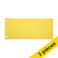 123inkt Offre : 3x 123encre bande de séparation 105 x 240 mm (100 pièces) - jaune  302381
