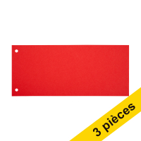 Offre : 3x 123encre bande de séparation 105 x 240 mm (100 pièces) - rouge