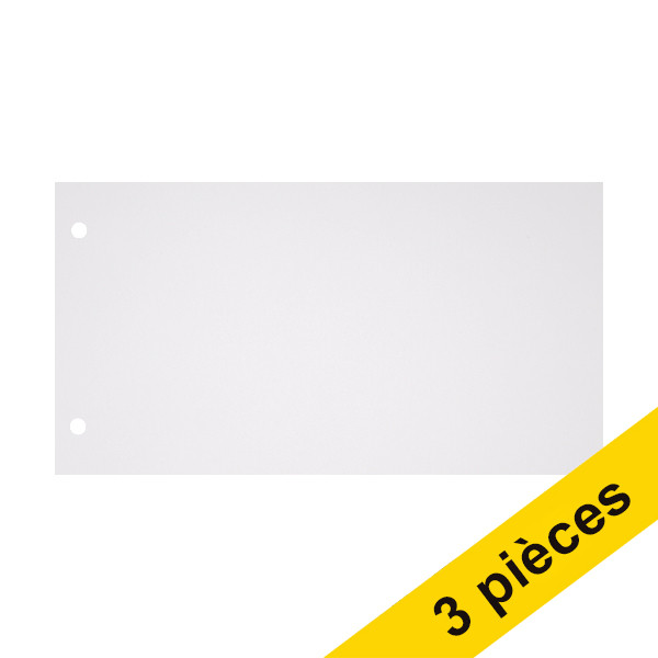 123inkt Offre : 3x 123encre bande de séparation 120 x 225 mm (100 pièces) - blanc  302394 - 1