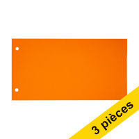 123inkt Offre : 3x 123encre bande de séparation 120 x 225 mm (100 pièces) - orange  302392