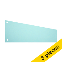 Offre : 3x 123encre bande de séparation trapèze 240 x 105 mm / 60 mm (100 pièces) - bleu