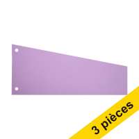 Offre : 3x 123encre bande de séparation trapèze 240 x 105 mm / 60 mm (100 pièces) - violet