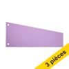 Offre : 3x 123encre bande de séparation trapèze 240 x 105 mm / 60 mm (100 pièces) - violet 302395 - 1