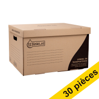 123inkt Offre : 3x 123encre boîte de stockage et de transport A4/folio 433 x 364 x 263 mm (10 pièces)  302070