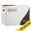 Offre : 3x 123encre boîtes de déménagement avec fond autolock (10 pièces) - blanc 301925 - 1
