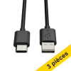 Offre : 3x 123encre câble USB-A vers USB-C (1,8 mètre)