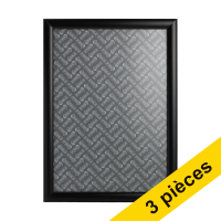 Offre : 3x 123encre cadre à clic avec cadre aluminium A3 - noir