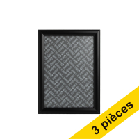 Offre : 3x 123encre cadre à clic avec cadre aluminium A4 - noir