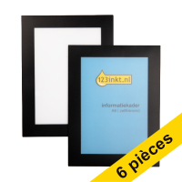 Offre : 3x 123encre cadre d'affichage A6 auto-adhésif (2 pièces) - noir