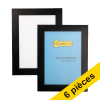 Offre : 3x 123encre cadre d'affichage A6 auto-adhésif (2 pièces) - noir 301729 - 1