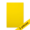 Offre : 3x 123encre feuille magnétique effaçable à sec - jaune (20 x 30 cm) 302145 - 1