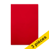 Offre : 3x 123encre feuille magnétique effaçable à sec - rouge (20 x 30 cm) 302147 - 1