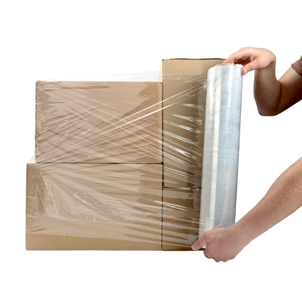 Offre : 3x 123encre film d'emballage manuel transparent (50 cm x 300 m) 206268 - 2