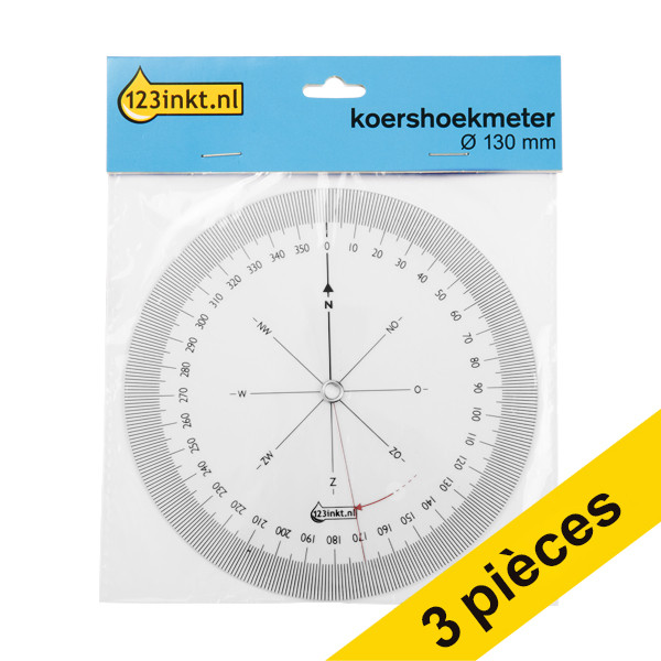 Offre : 3x 123encre instrument calcul d'angle de route Ø 130 mm 301555 - 1
