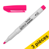 Offre : 3x 123encre marqueur textile (1 - 3 mm ogive) - fuchsia