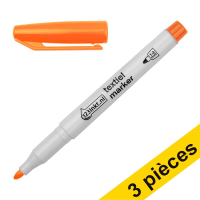 Offre : 3x 123encre marqueur textile (1 - 3 mm ogive) - orange