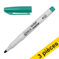 Offre : 3x 123encre marqueur textile (1 - 3 mm ogive) - vert