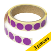 Offre : 3x 123encre pastilles adhésives Ø 18 mm (1000 étiquettes en continu) - lilas