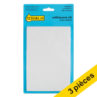 Offre : 3x 123encre patins adhésifs 100 mm x 150 mm (2 pièces) - blanc