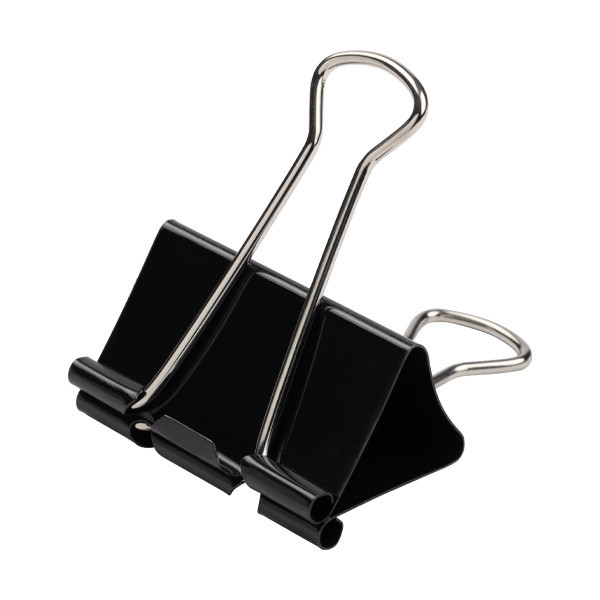 Offre : 3x 123encre pince à papier 51 mm (12 pièces) - noir 302215 Offre : 3x 123encre pince à papier 51 mm (12 pièces) - noir 302215 - 3