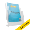 Offre : 3x 123encre porte-brochures A4 avec 3 compartiments 301561 - 1