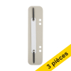 Offre : 3x 123encre relieurs à lamelles 6 et 8 cm avec perforation (100 pièces) - gris 302376 - 1