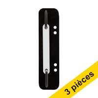 Offre : 3x 123encre relieurs à lamelles 6 et 8 cm avec perforation (100 pièces) - noir