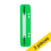Offre : 3x 123encre relieurs à lamelles 6 et 8 cm avec perforation (100 pièces) - vert